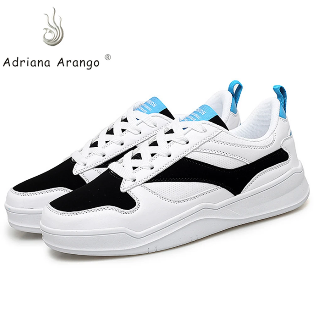 

Adriana White Casual Shoes for Men Comfortable Breathable Mesh Sneakers Tenis Feminino Zapatos De MujerPu leather