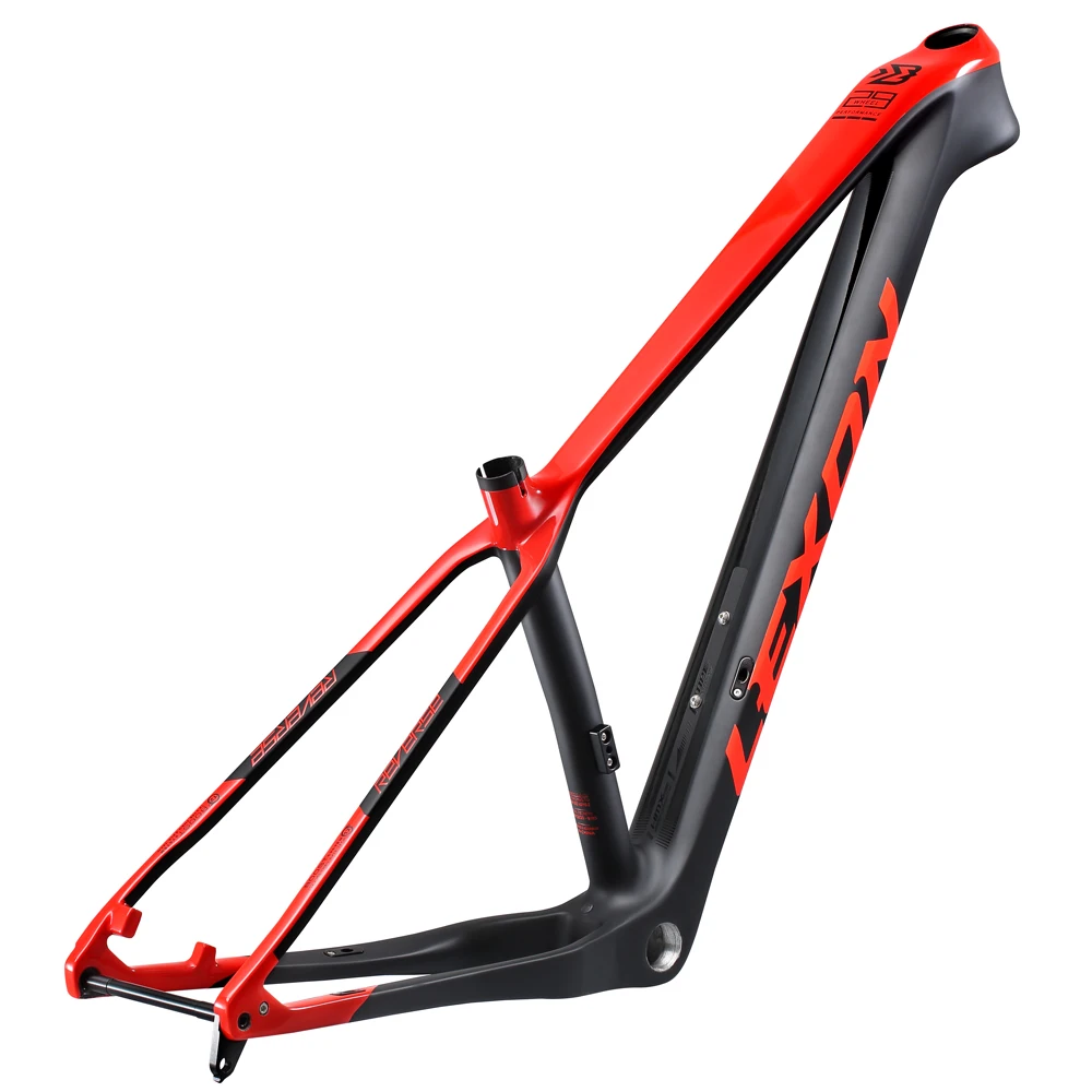 Lexon Carbon MTB Frame 29er Plus 142/148*12mm Thru Axle boost Mountain Bicycle Hardtail 15/17/19inch BSA XDB DPD Bike Frame bicycle parts bicycle frame