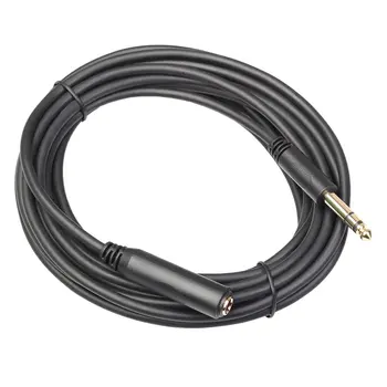 

Stereo 6.35mm male-to-female extension cable 30491/4 inch male-to-female stereo extension cable headphone extension cable