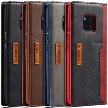 

For Huawei Mate 20 Pro Flip Leather Case for Huawei Mate 20 Lite Nano Pin Card Slots Wallet Flip Kickstand Case Mate20 Funda
