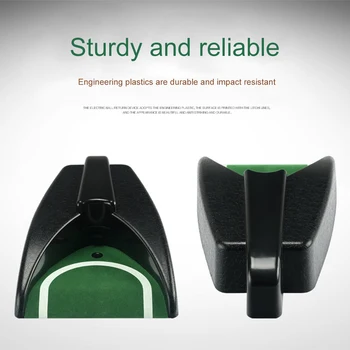 

Golf Putting Mat Auto Return System Golfing Training Ball Kick Putting Mat Back Automatic Return Device Golf Accessories
