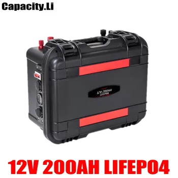 

12V 200ah Rechargeable Battery lifepo4 battery pack with BMS for RVs motorhomes Solar battery Golf carts and Inverter Forklift