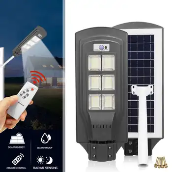

324 LED Solar Light Outdoor Powered Solar Lamp Waterproof Light PIR Motion Sensor Control Street Light for Street Garden Wall