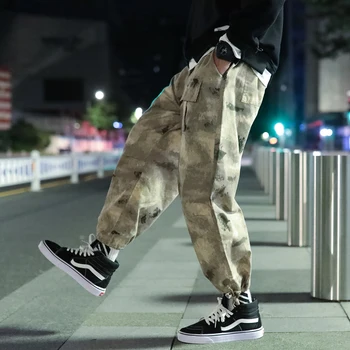 

Camouflage Track Pants Men Streetwear Mens Joggers Pants Harem Mens Pants Hip Hop Tactical 2019 Autumn Cargo Casual M-5XL