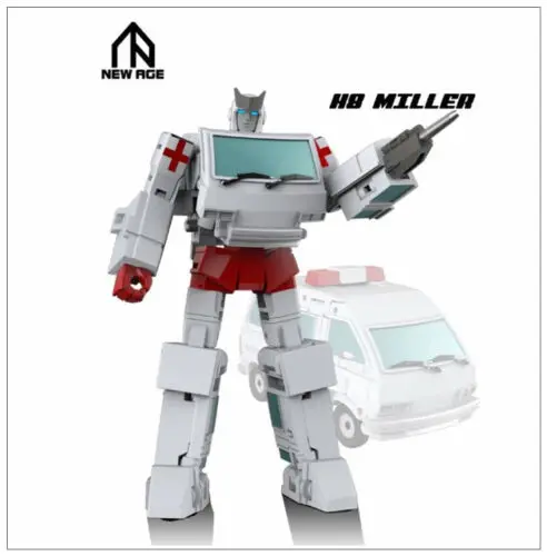 

New Transformation Newage NA H8 MILLER mini Ratchet Action figure toy