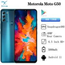 Motorola Moto G50 5G GlobalRom Mobile Phone 8GB 128GB 48MP 6.5inch Fingerprint Face Recognition 5000mAh Snapdragon480 Smartphone