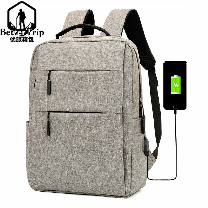 

Business Men's Women's USB Computer Charging Backpack Multi-functional Laptop Computer Backpack