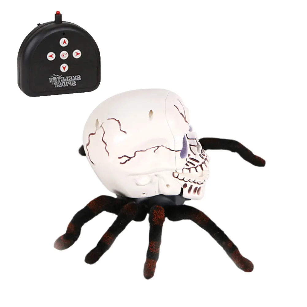 

Terrifying Realistic Animals Halloween Party Light Remote Control Jokes Horror Haunted House Scary Toy Spider Skeleton Tarantula