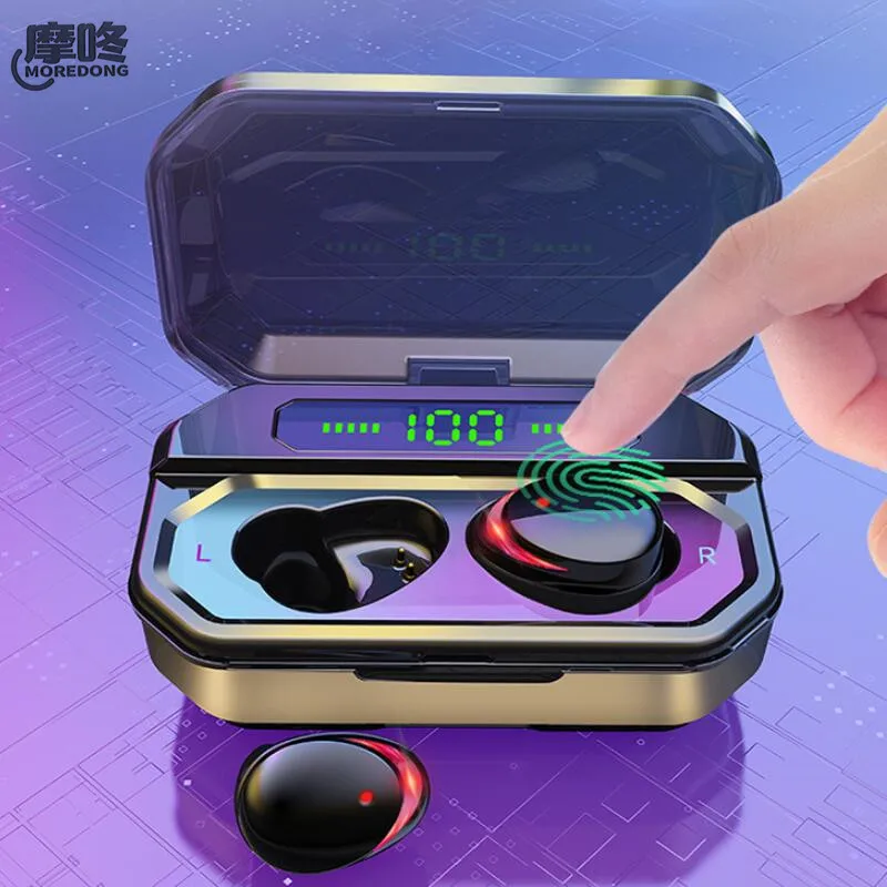 MOREDONGTWS Bluetooth 5 0 наушники стерео беспроводные HIFI Звук спортивные Handsfree игровая