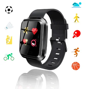 

L7 smart bracelet full touch watch color screen information reminder heart rate blood pressure step multi-sports mode band