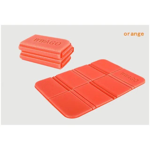 MENFLY Beach Camping Mat Foldable Portable Small Picnic Mats Waterproof  Moisture-proof Pad Outdoor XPE Folding Cushion Orange