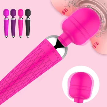 Wireless Dildos AV Vibrator Magic Wand for Women Clitoris Stimulator USB Rechargeable Massager Goods Sex Toys for Adults 18 2