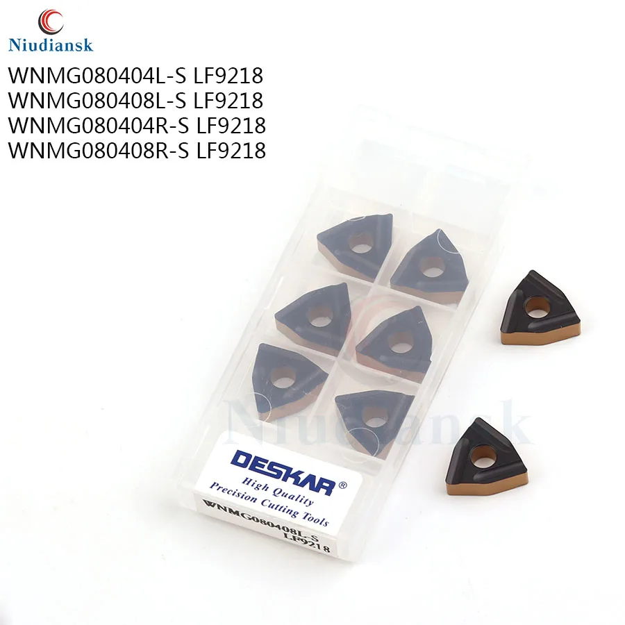 

100%original WNMG080404L-S WNMG080408L-S WNMG080404R-S WNMG080408R-S LF9218carbide insert CNC turning tool For steel processing