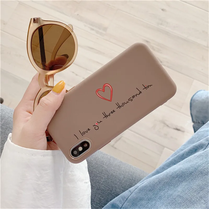 

Suitable for iPhone 6,6 Plus,6s,6s Plus,7,7 Plus,8,8 Plus,X,XR,XS MAX,XS Love Smile TPU Case