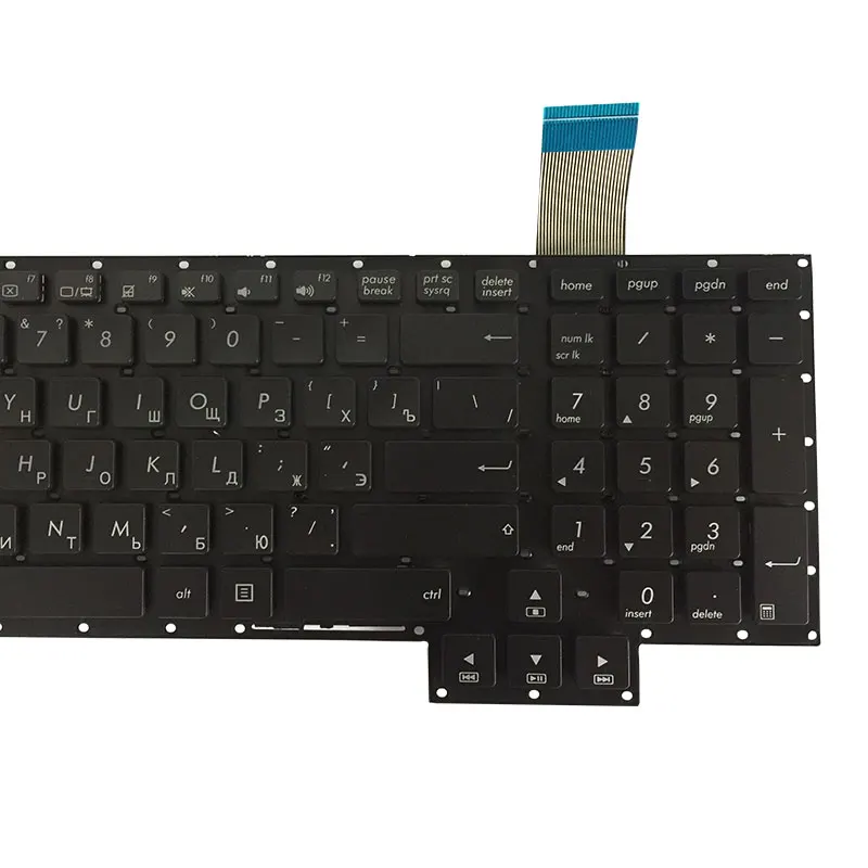 Русская клавиатура для ноутбука Asus G750 G750JH G750JM G750JS G750JW G750JX G750JZ RU черная