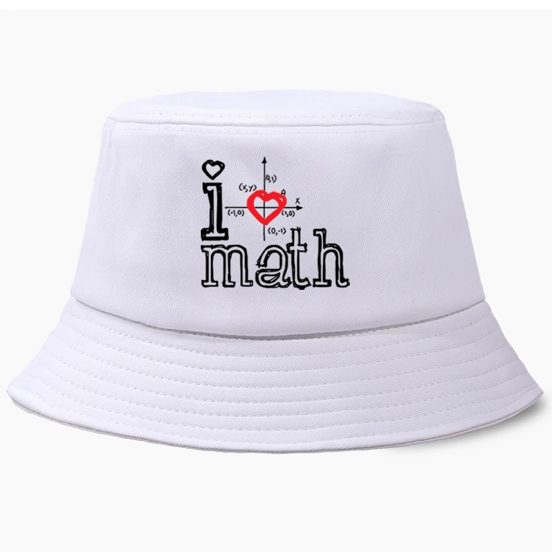 Все что вам нужно это Панама с математической графикой I Love Мужская кепка Wo s Боб