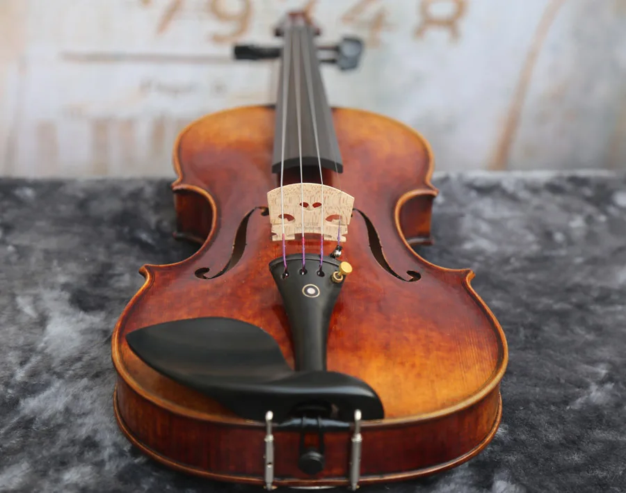 4/4 полный размер антикварная скрипка, Antonio Stradivari Cremonese 1716 модель W04
