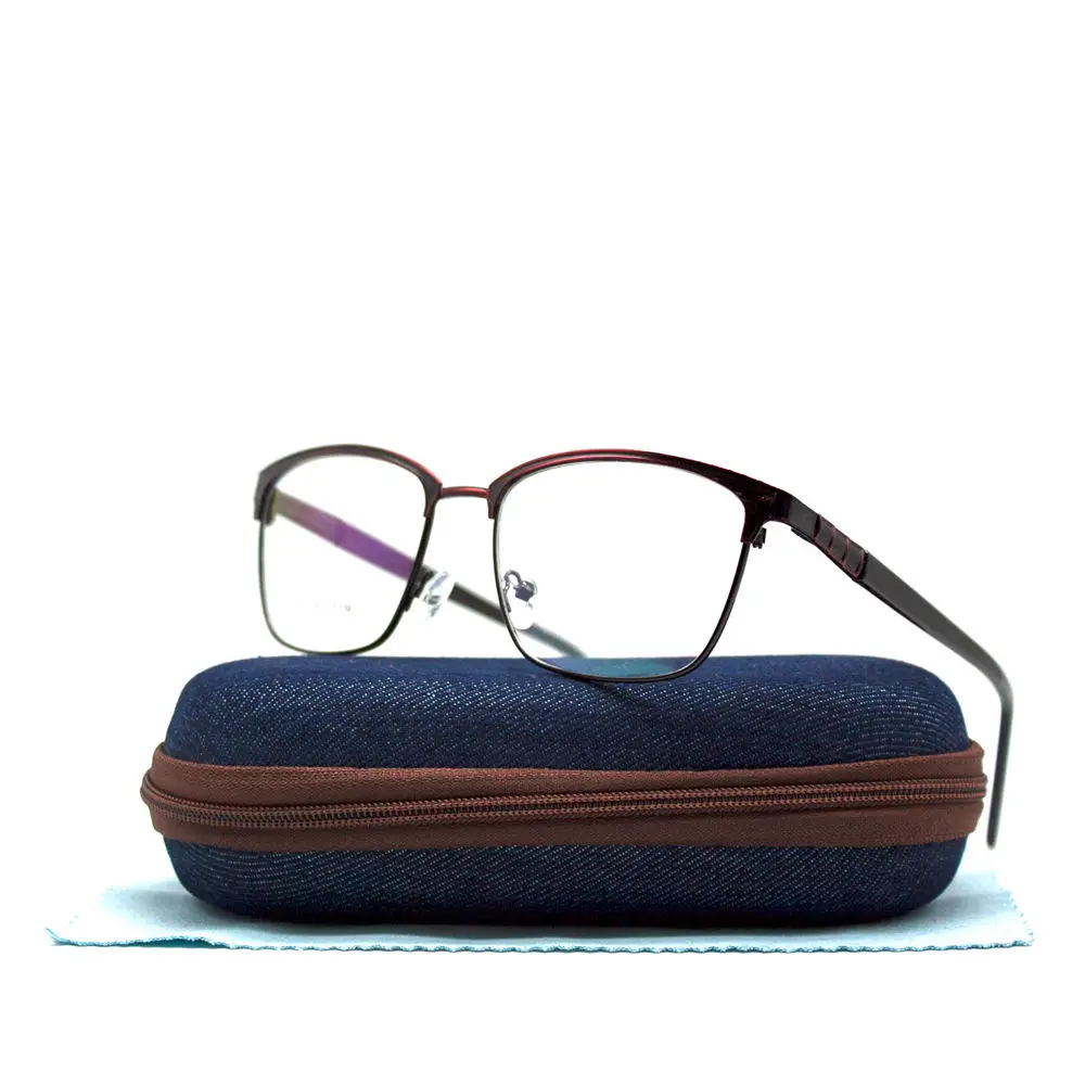 LuckTime модные новые мужские оправы для очков ретро металлические очки