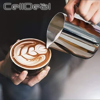 

Milk Frothing Pitcher Stainless Milk Frothing Jug Espresso Coffee Barista Craft Latte Cappuccino Milk Cream Cup Frothing Jug
