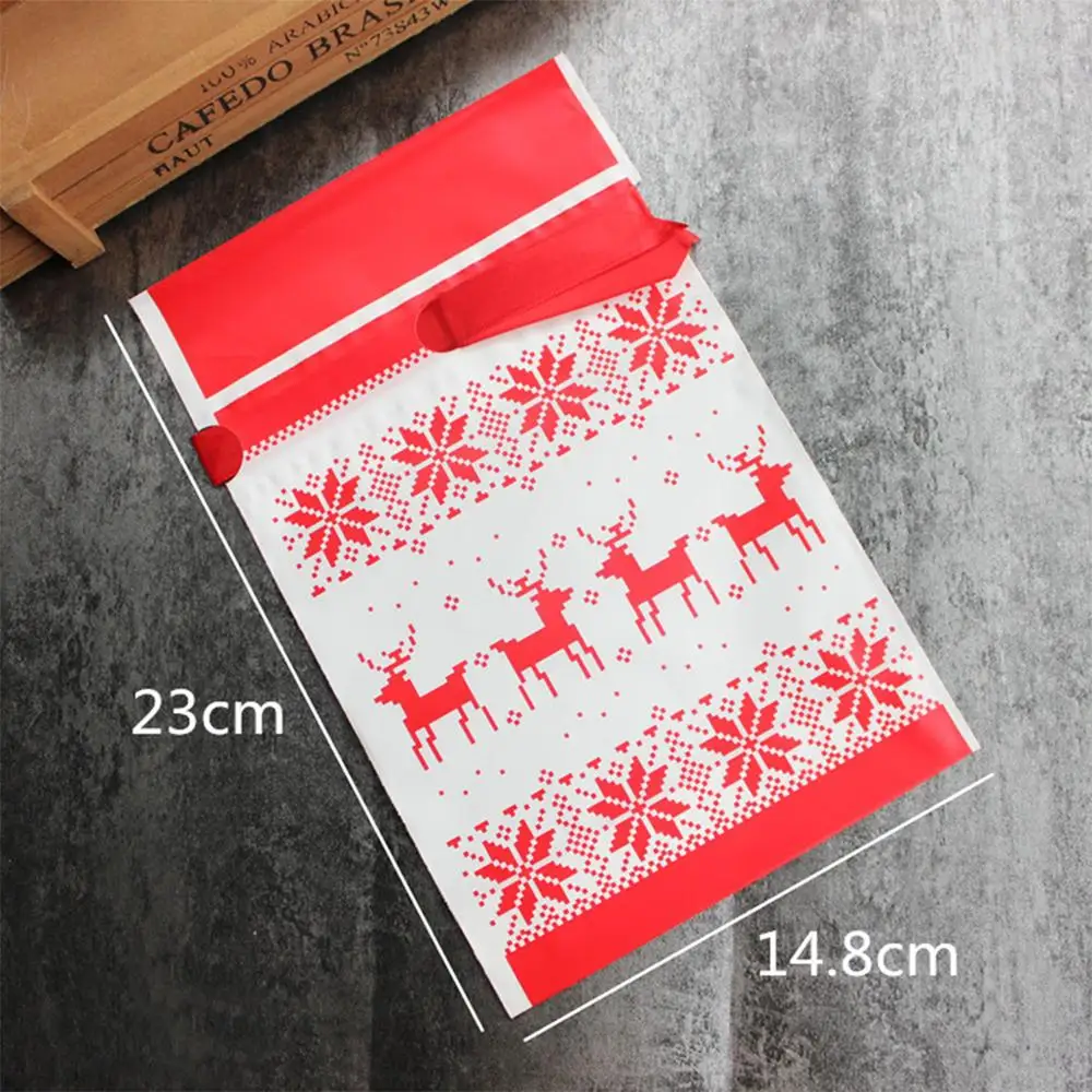 Christmas Gift Bags Plastic Xmas Tree Deer Candy Bag Wedding Party Decorations christmas gift bags gift bags