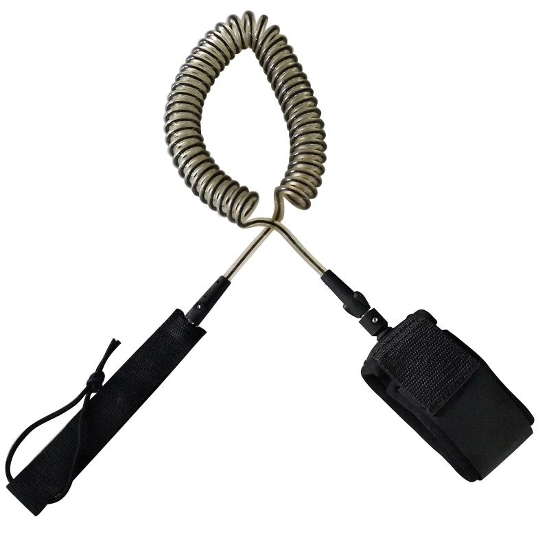 Coil Leash Surf Leash Surfboard Leash 9ft/12ft 9mm 2 Stainless Steel