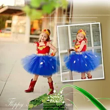 Новинка; карнавальный костюм Чудо-женщины; маскарадные костюмы для девочек; детское рождественское платье; Одежда для маленьких девочек; платья для супер-девочек