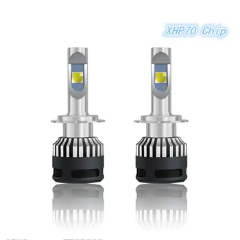 

2PCS H4 hi/lo Led H8 H9 H11 HB3 hb4 Fog Lamp Car Headlight Bulbs xhp70 chip led H1 110W H7 D1S D2S 9004 9007 Auto bulb 12V 6000K