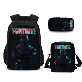 

shoulder cartoon School back Fortnite Toys backpack kit purse Fortnite Cartoon Student Bag 3D Printing Offload Backpack toys