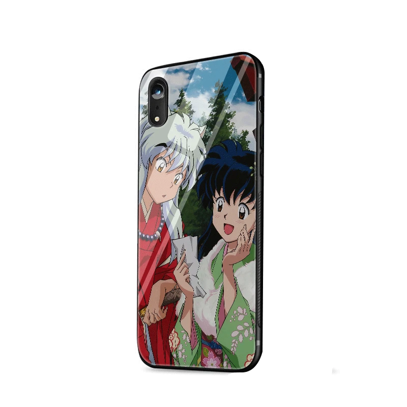 Стеклянный чехол для телефона из ТПУ стекла для Apple iPhone 5 5S SE 6 6S 7 8 Plus XR X XS максимальный Чехол аниме комиксов Inuyasha