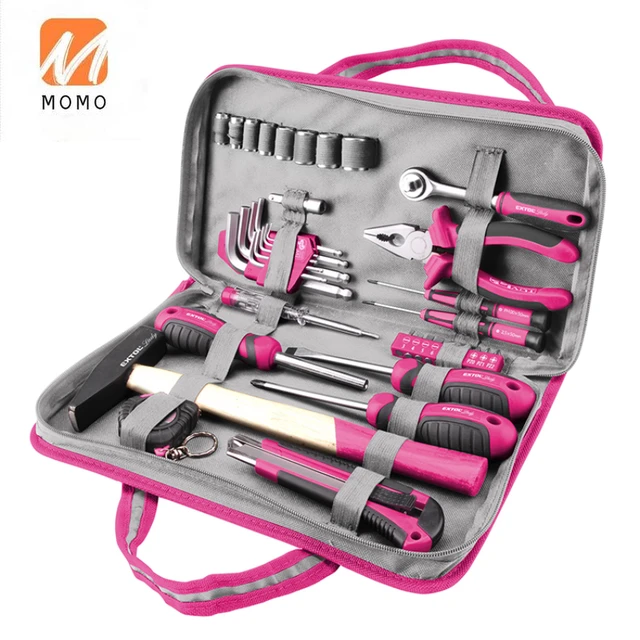 Mini Tool Kit Home Tool Set Small Tool Box Kit Pink Tools & Home  Improvement With Storage Box All Purpose Small Tool Kit - AliExpress