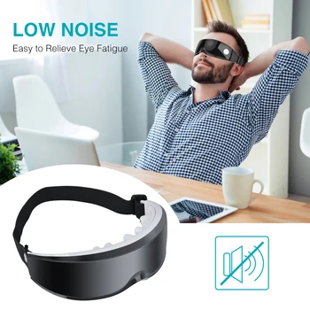 

Adjustable Vibration Eye Massager Wrinkle Fatigue Relieve Hot Compressing Air Pressure Therapy Massage Eye Care Device Eye Care