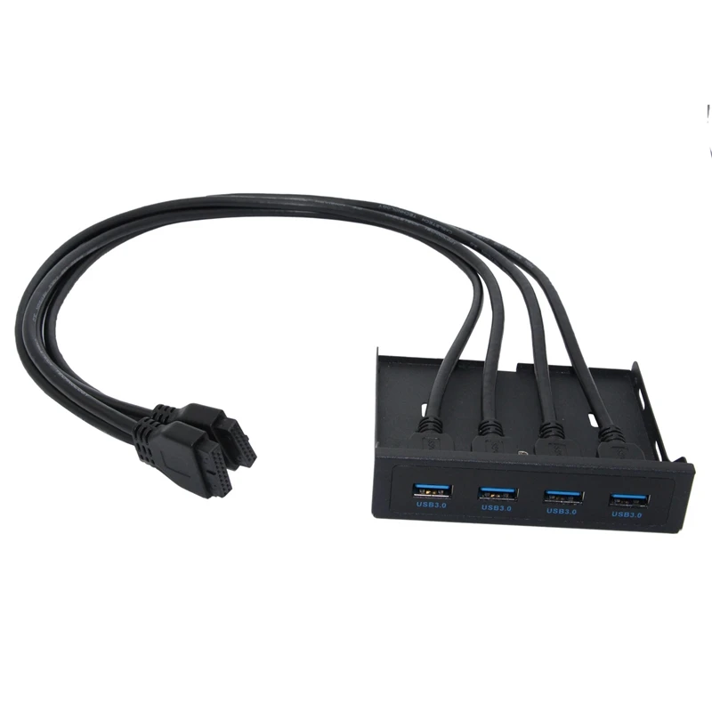 USB 3.0 Front Panel 4.7 inch 4 Port Floppy Bay Expansion Board Extension | Компьютеры и офис