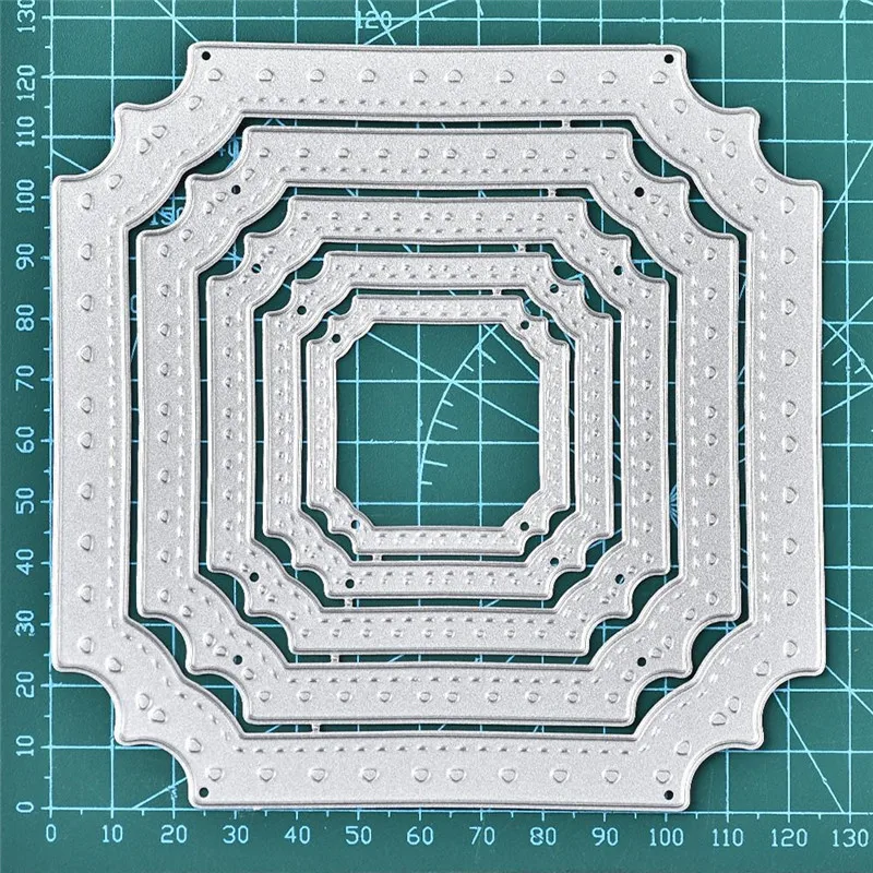 

Eastshape 5pcs Dies Hexagon Frame Metal Cutting Dies New 2019 Dies Scrapbooking Card Making Embossing Stencil DieCut