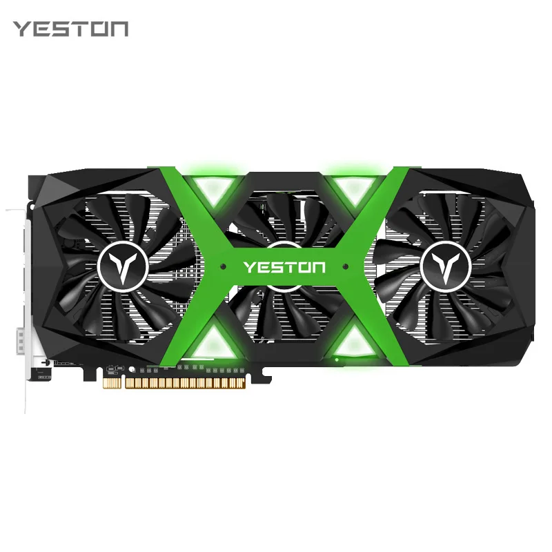 

Yeston GeForce RTX2060 Super-8G D6 PA Graphics Card 1470-1650MHz / 14GHz / 256Bit / GDDR6 Gaming Graphics Card with 3 Card Fans