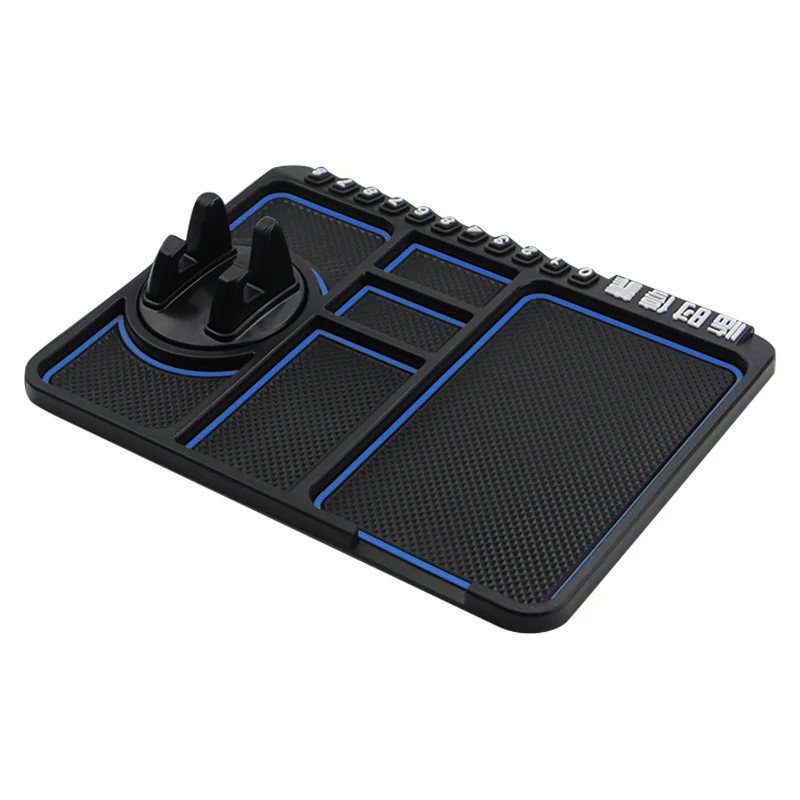 Car Dashboard Anti Slip Mat Pad GPS Mobile Phone Holder Stand Number Plate Accessories VS998 - Название цвета: as shon