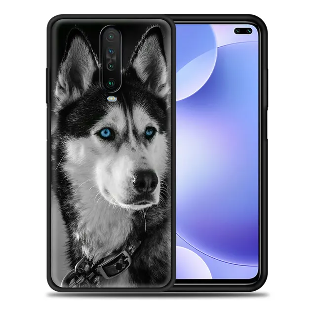Alaskan Husky Dog Cute Puppy Boy Phone Case For Xiaomi Redmi Note 9S 9 8 10 Pro 8T 9C 9A 8A 7 K40 Silicone Smart Back Cover a5