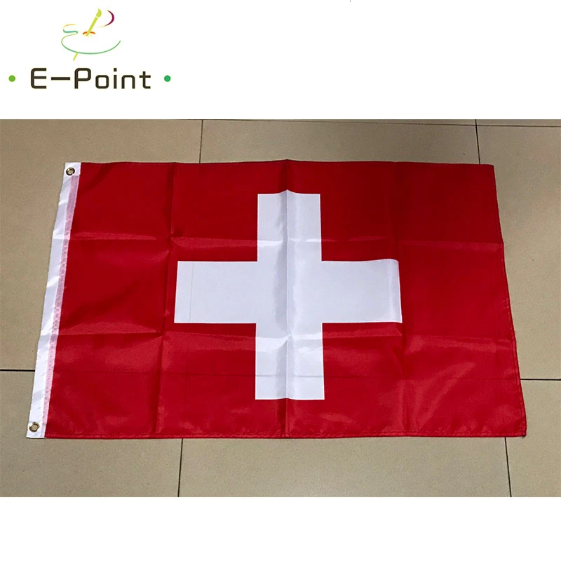 Швейцарский Флаг 2ft* 3ft(60*90 см) 3ft* 5ft(90*150 см) размер рождественские украшения для домашнего флага баннер