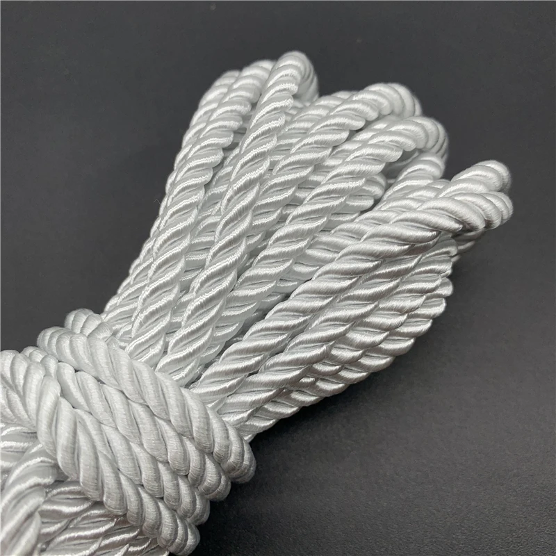 5yards/Lot 5mm 3-Strand Paracord Rope Polypropylene Rope Home Decoration Accessories For Bracelet Rustic Home Decor