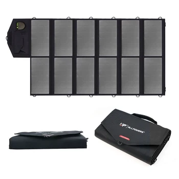 

Rugged 80W Foldable Portable Solar Charger 5V 12V 20V for iPhone iPad Samsung Huawei Xiaomi Lenovo Dell HP ASUS MacBook etc.