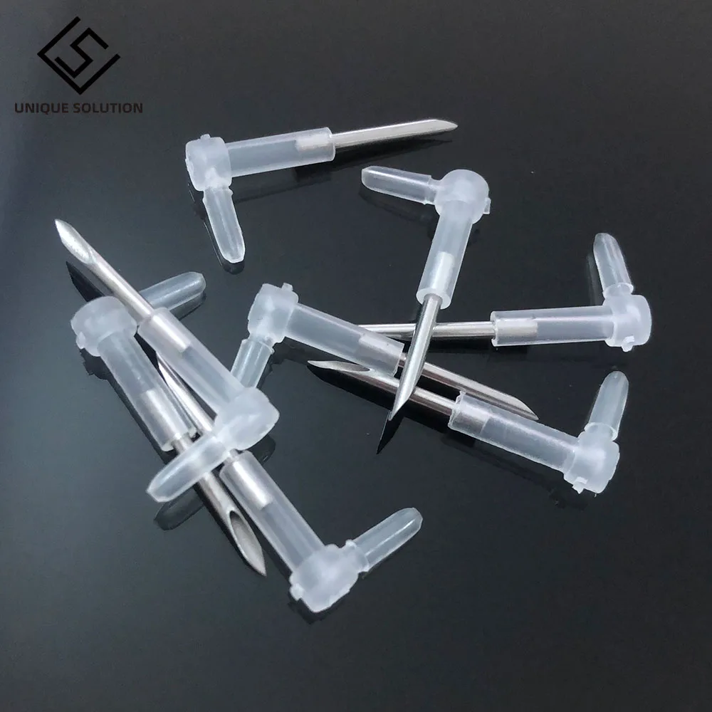DIY CISS L Bend Elbow With Long Steel Sharp Needle Ink Tube Elbow CISS Hose Elbow Tube Connector Elbow Length 27MM (6)