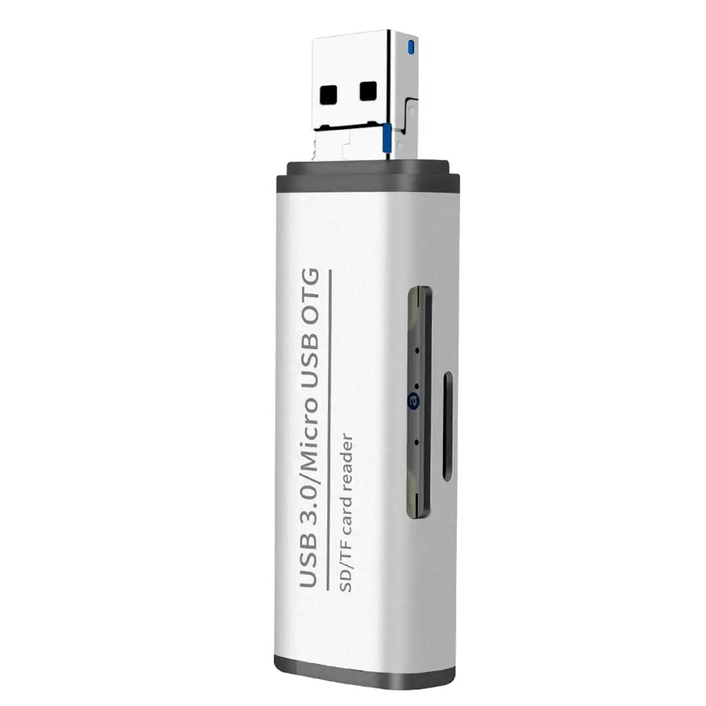 USB 3,0 высокоскоростной TF SD кард-ридер SDHC SDXC MMC OTG Android адаптер кардридер Micro SD/TF CF MS Microsd Ридеры