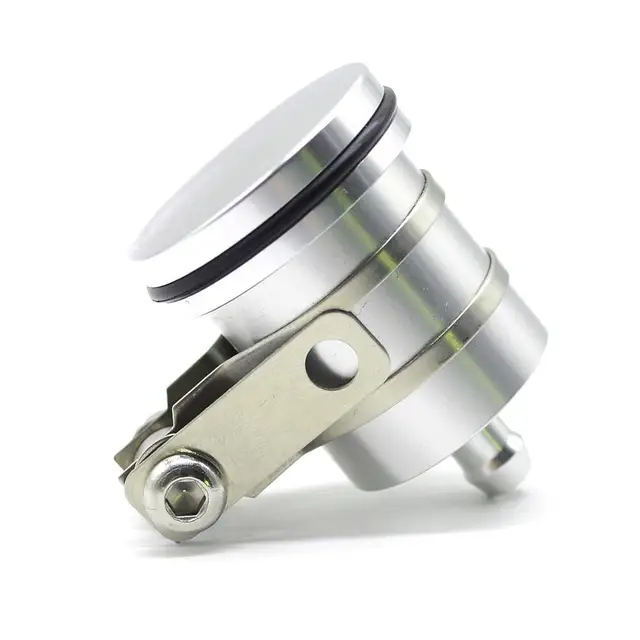 Motorcycle Brake Fluid Reservoir Rear Clutch Tank Oil Fluid Cup For kawasaki Z1000 Z800 Z750 ER-6N ninja300 250 ZX6r ZX9r ZX12r Silver