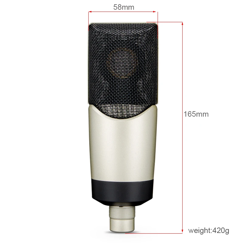 My Mic M4 good quality large diaphragm condenser recording studio microphone for computer live broadcasting