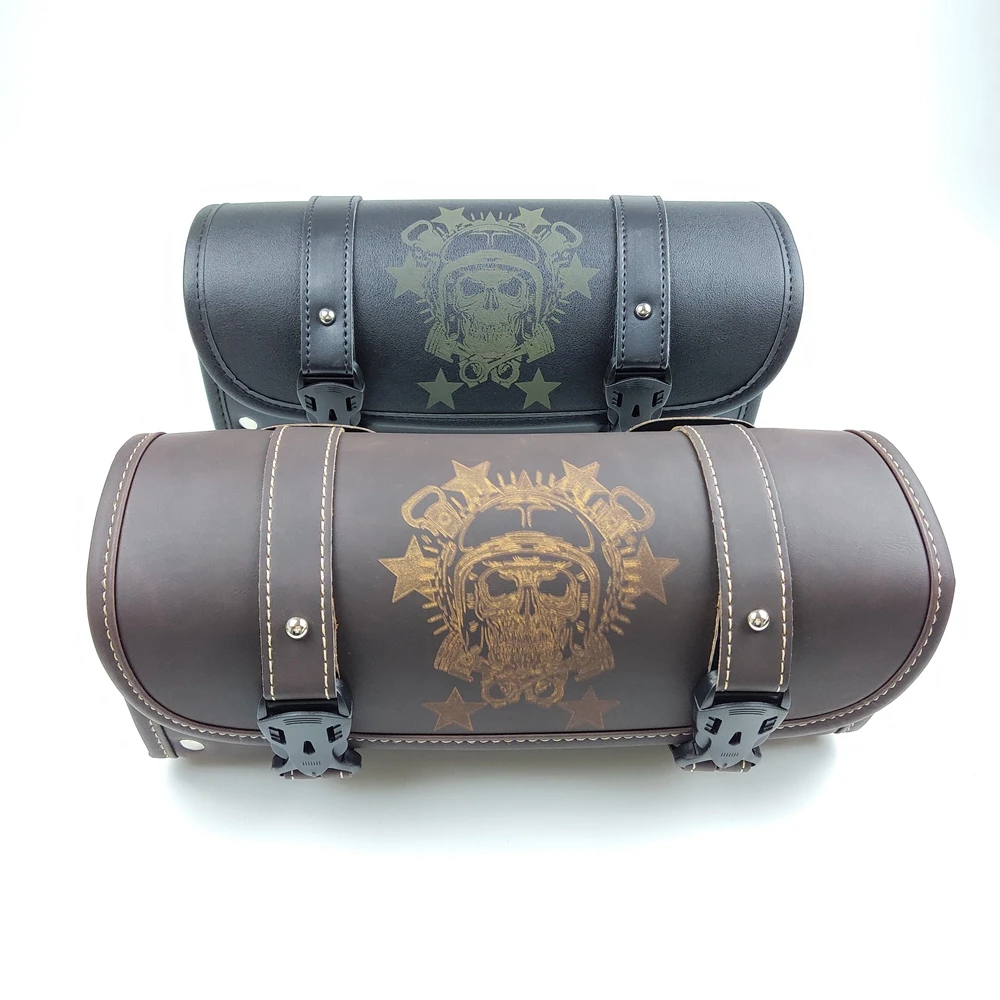 Borsa Da Sella In Pelle Sintetica Per Moto - Universale, Sinistra - Foto 12