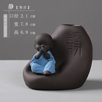 

Creative decoration handwork personality fashion floret water culture flower vase household office tea pet burner household