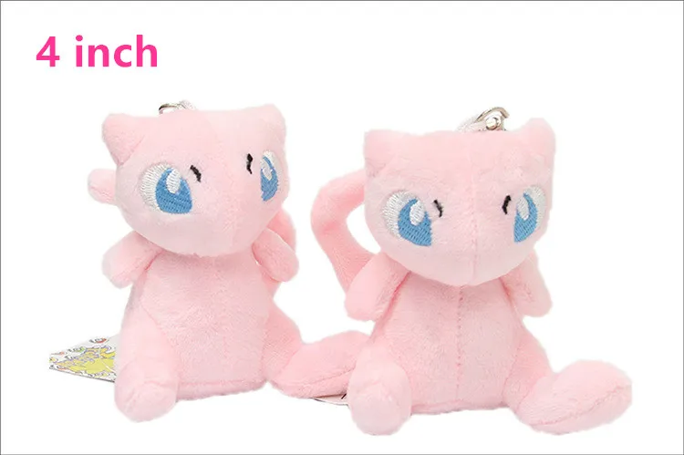 5 шт/лот Япония koya плюшевые розовые Mew Mewtwo llaveros kawaii Брелки Подвески vipkid Рождественский подарок для девочек