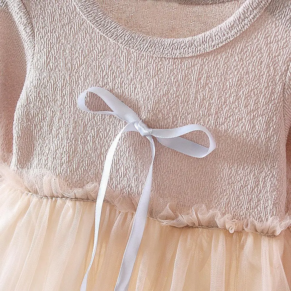 LOOZYKIT/осеннее платье для малышей; хлопковое кружевное платье принцессы для малышей; платья для рождественской вечеринки для девочек; Модная одежда для маленьких девочек
