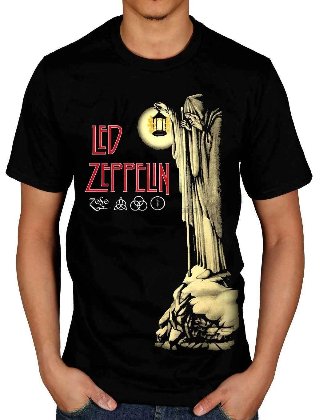 Официальная футболка с Led Zeppelin Hermit Stairway To Heaven Hermit панк Рок инди-Футболка модная рубашка базовые модели