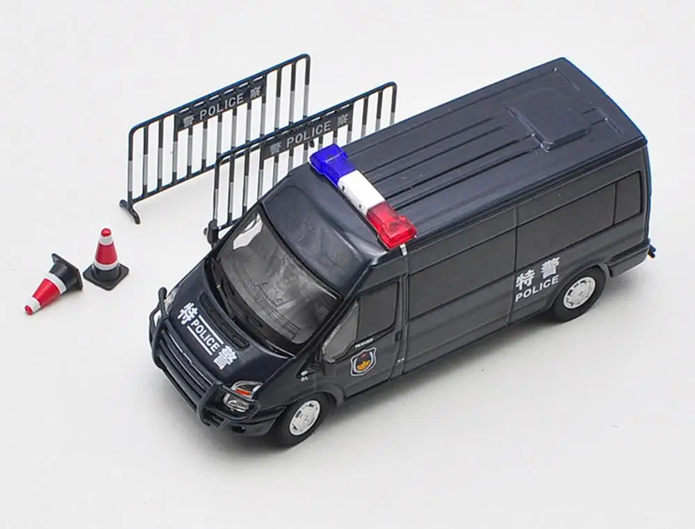 1/64 GCD Ford Transit Van S.W.A.T модель автомобиля под давлением коллекционная игрушка