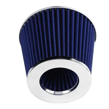 

Vehemo Car Air Filter Mushroom Head 76mm Engine Mushroom Head Filter Vehicle Refit Air Intake Filter Universal